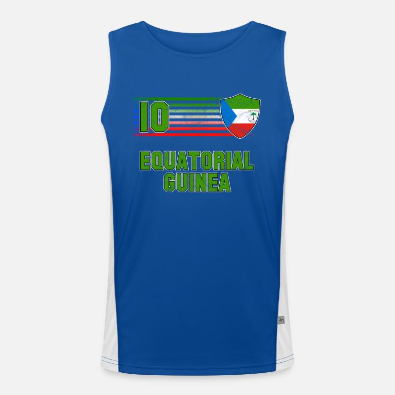 Equatorial Guinea Men's Functional Contrast Tank Top 