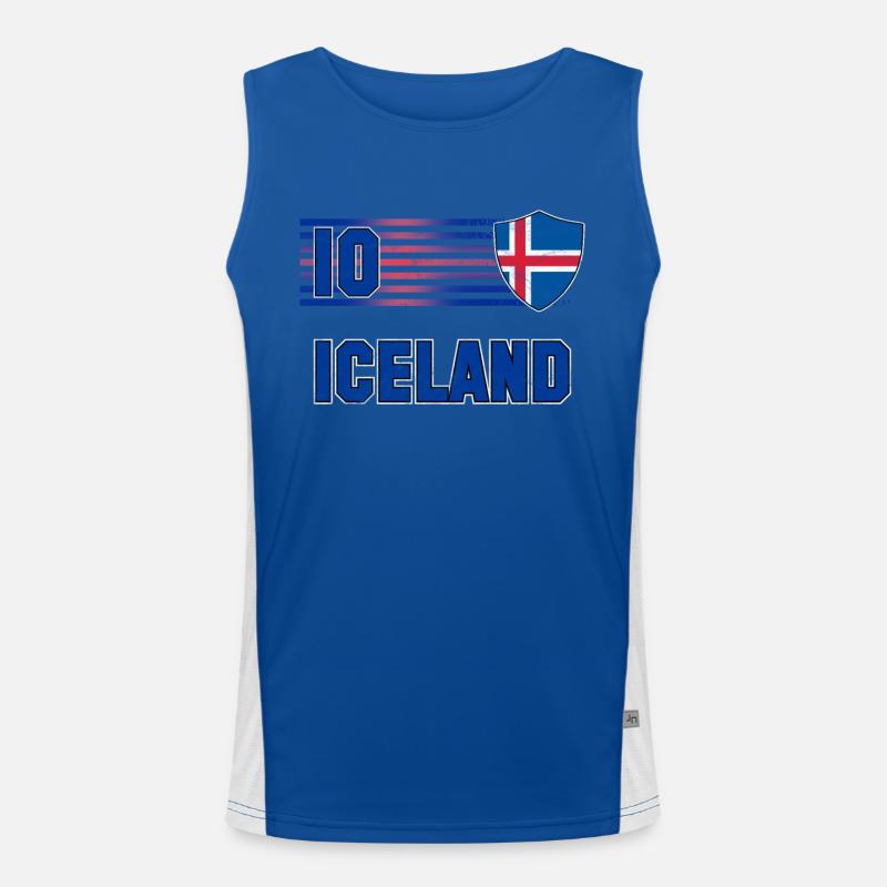 Iceland Men's Functional Contrast Tank Top 