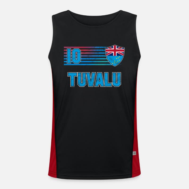 Tuvalu Men's Functional Contrast Tank Top 