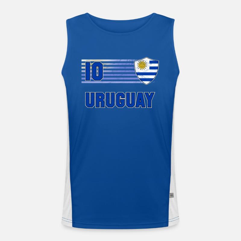 Uruguay Men's Functional Contrast Tank Top 