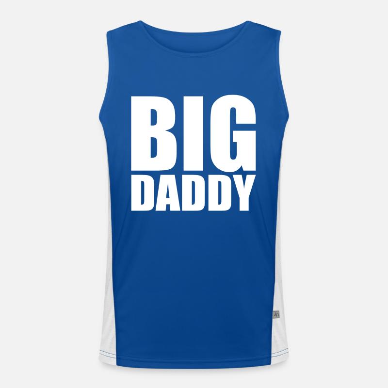 Big daddy Funktionelles Kontrast-Tank Top für Männer 