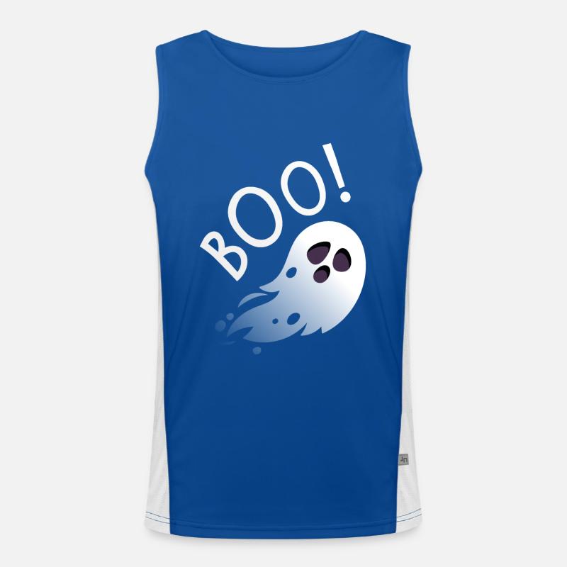 Buh-Geist Funktionelles Kontrast-Tank Top für Männer 