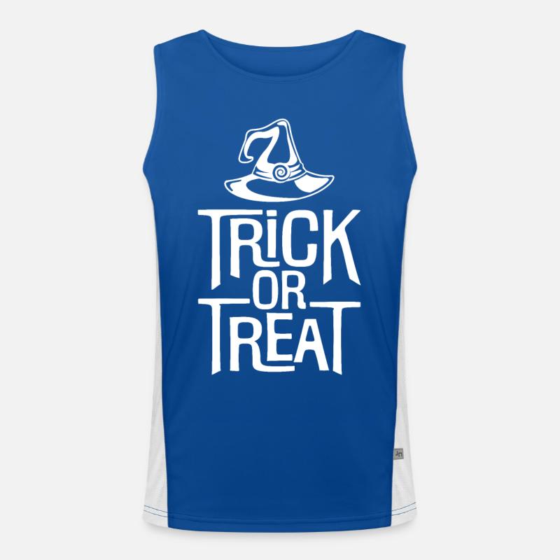 Süßes oder Saures Funktionelles Kontrast-Tank Top für Männer 