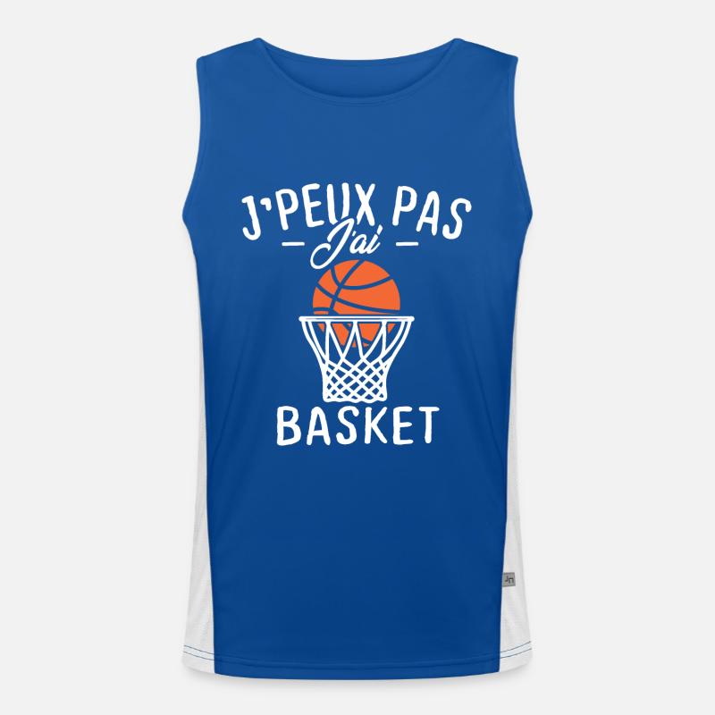 J'peux pas j'ai basket Débardeur respirant contrasté Homme 