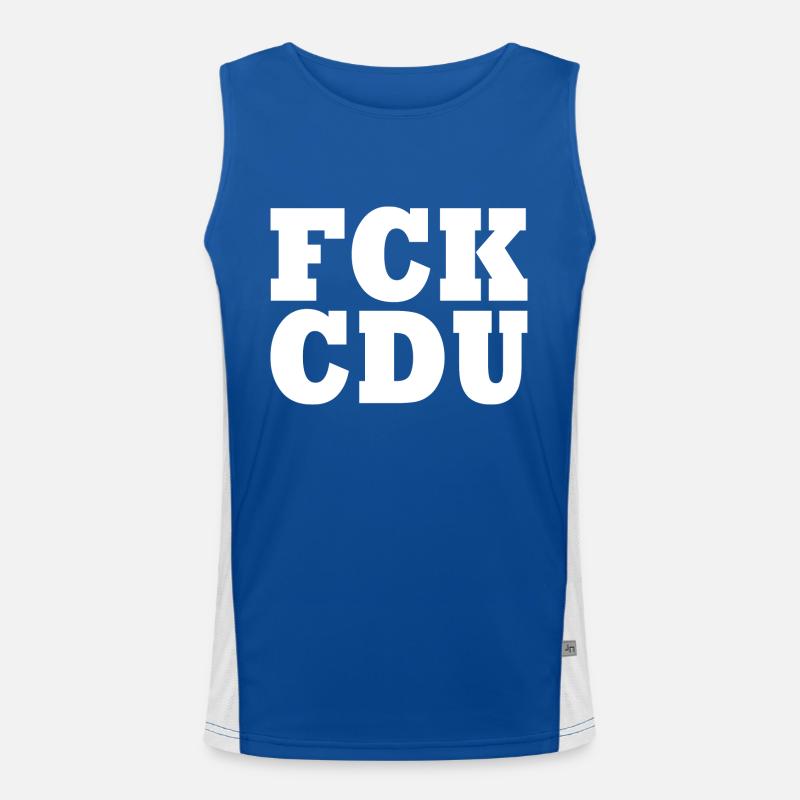 Cdu Men's Functional Contrast Tank Top 