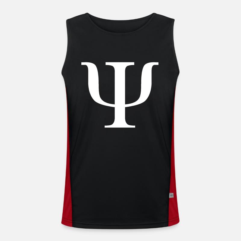psi_design Funktionelles Kontrast-Tank Top für Männer 