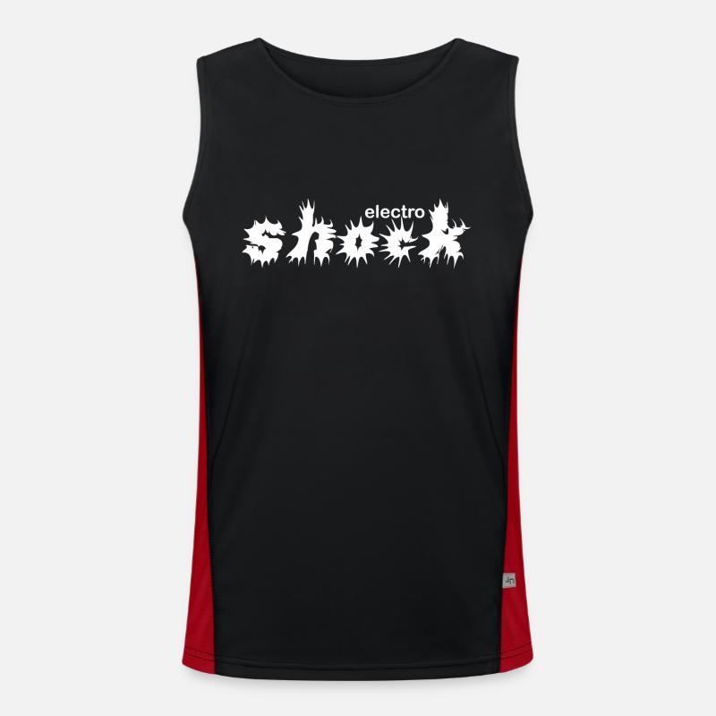Elektroschock Funktionelles Kontrast-Tank Top für Männer 