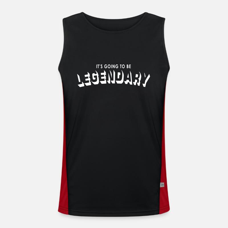 it's going to be legendary Funktionelles Kontrast-Tank Top für Männer 