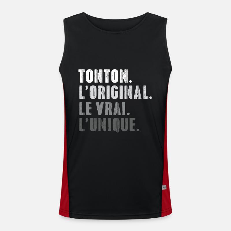 Tonton L'original Le Vrai L'unique Débardeur respirant contrasté Homme 