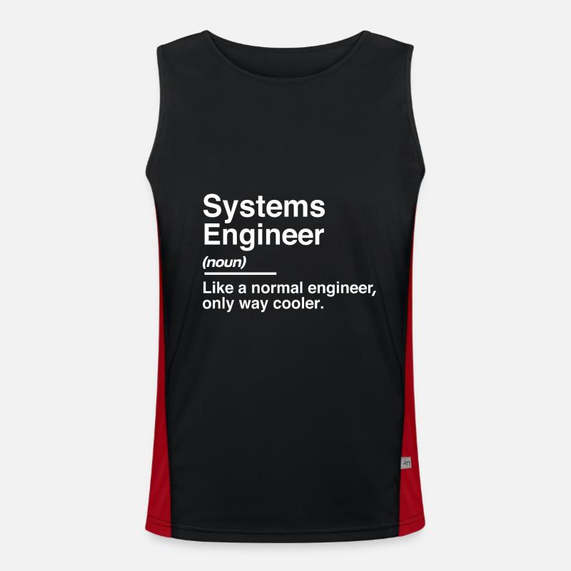 Systems Engineer Definition Normal Only Débardeur respirant contrasté Homme 