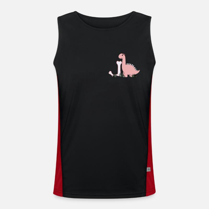 Buchstabe J Funktionelles Kontrast-Tank Top für Männer 