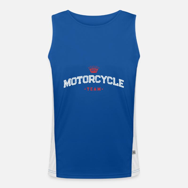 Motorcycle Team Funktionelles Kontrast-Tank Top für Männer 