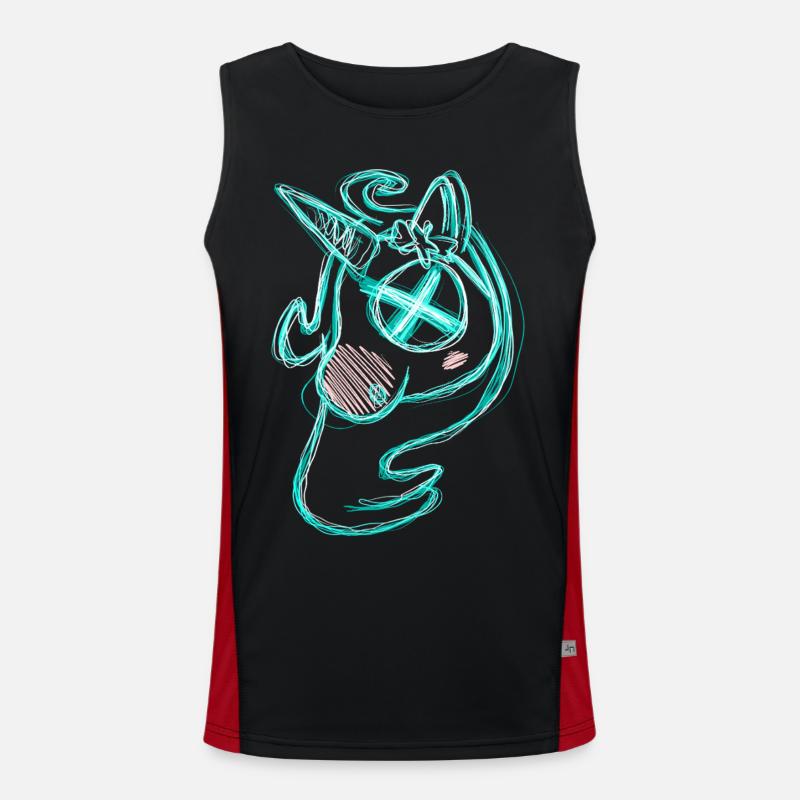 Dead Uni Green Men's Functional Contrast Tank Top 