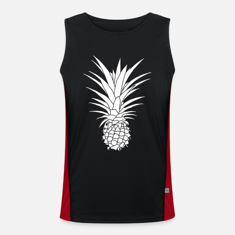 Cadeau graphique Ananas Débardeur respirant contrasté Homme 