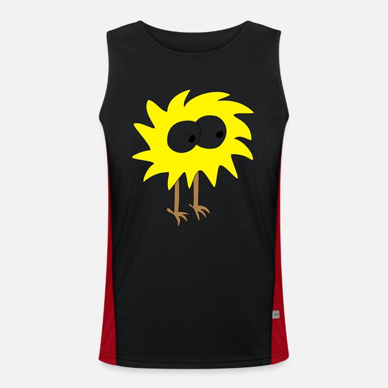Wuschelküken Funktionelles Kontrast-Tank Top für Männer 