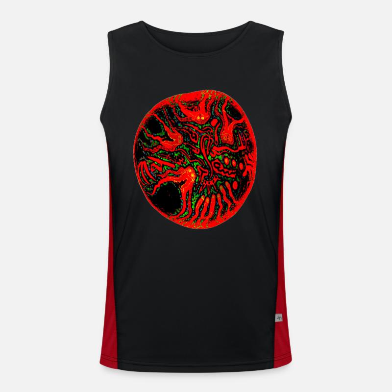 Ragnarok Funktionelles Kontrast-Tank Top für Männer 