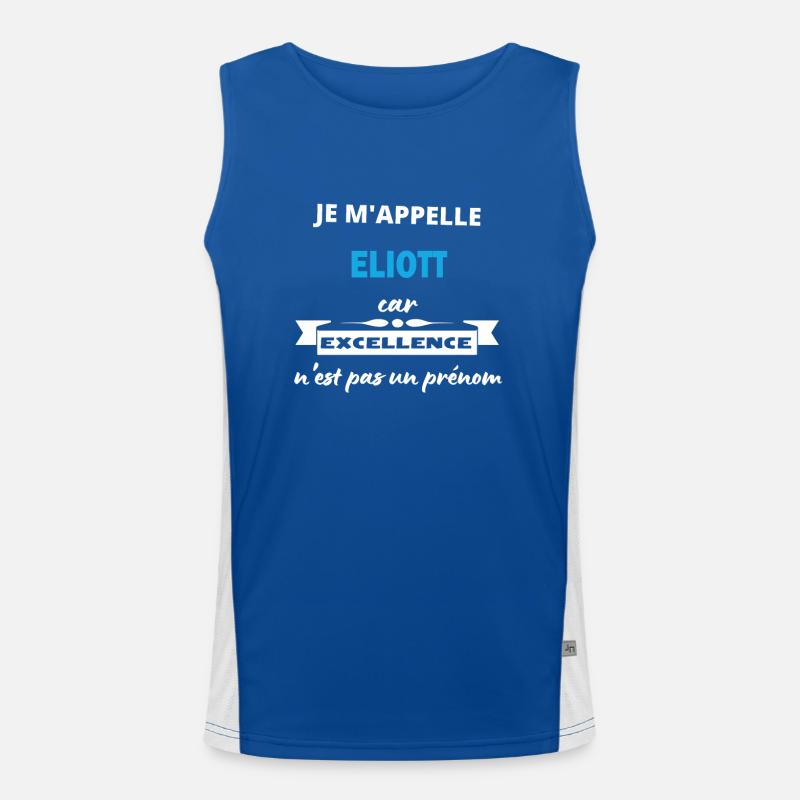 Je m'appelle excellence Eliott Débardeur respirant contrasté Homme 