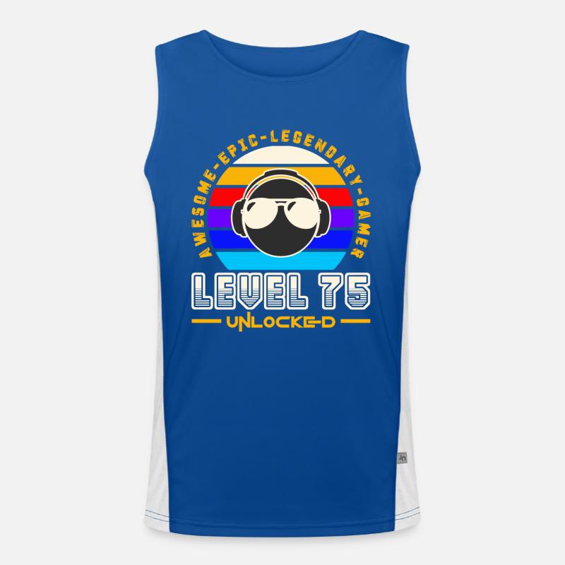 Level 75 Men's Functional Contrast Tank Top 