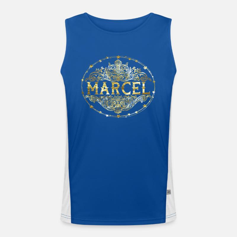 Marcel Funktionelles Kontrast-Tank Top für Männer 