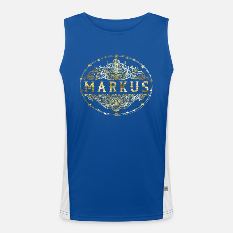 Markus Men's Functional Contrast Tank Top 