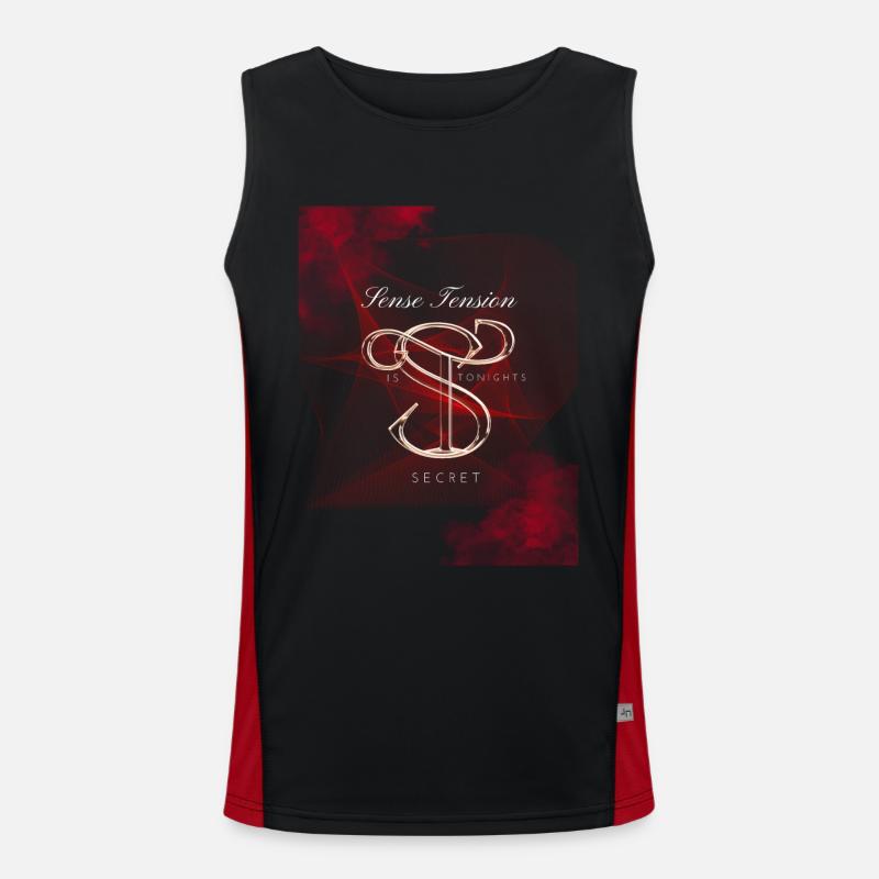 Conception de tension sensorielle Débardeur respirant contrasté Homme 