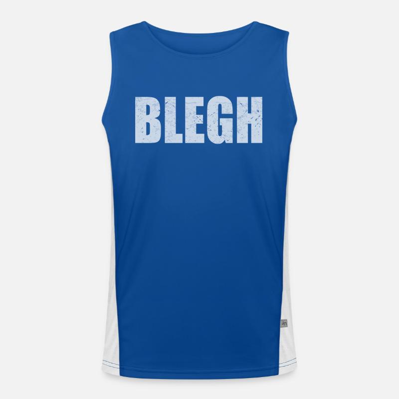 Blegh Metalcore Deathcore Débardeur respirant contrasté Homme 