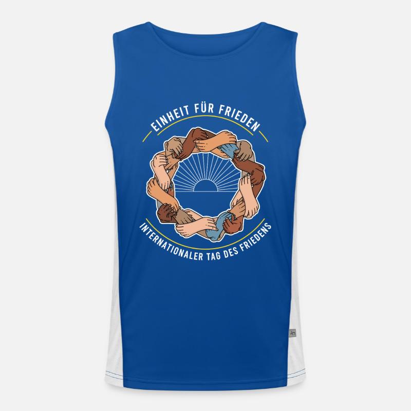 Unity for Peace Men's Functional Contrast Tank Top 