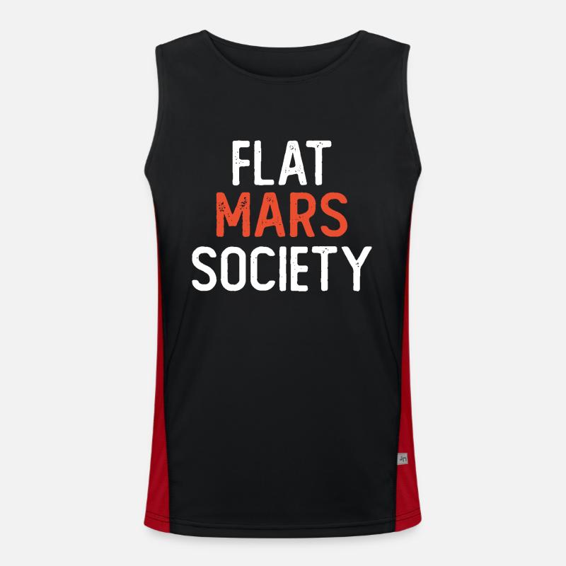 Flat Mars Society Débardeur respirant contrasté Homme 
