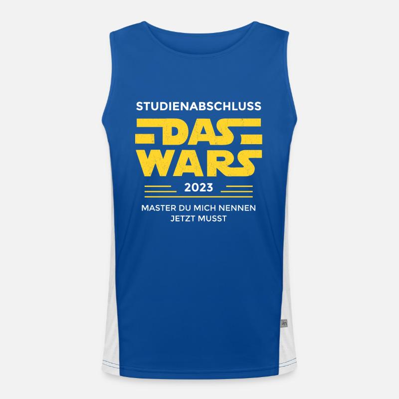 Studium Master Abschluss 2023 das wars Geschenk Funktionelles Kontrast-Tank Top für Männer 