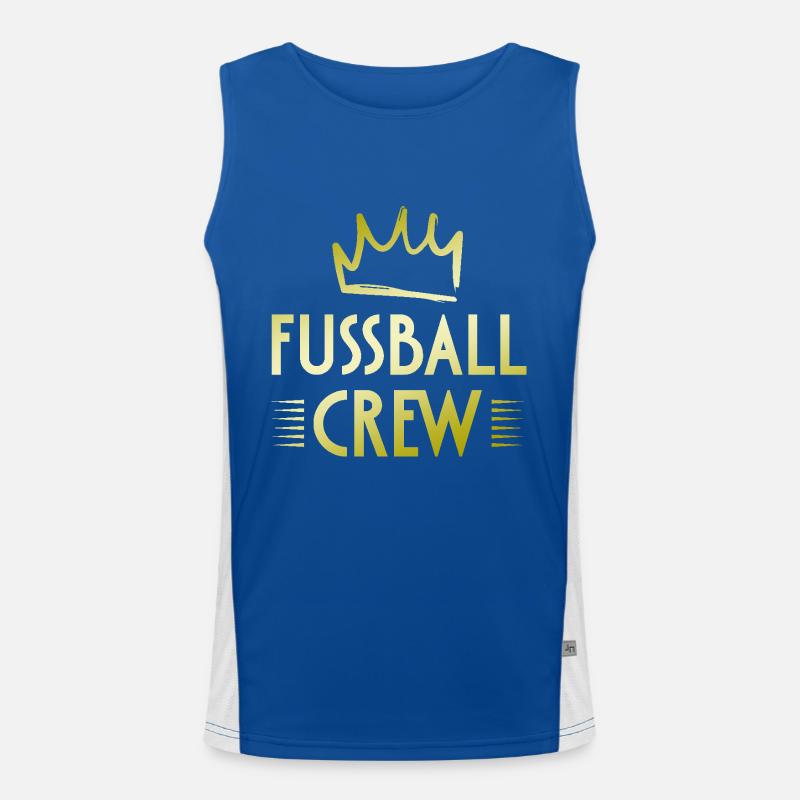 Fussball Crew Funktionelles Kontrast-Tank Top für Männer 
