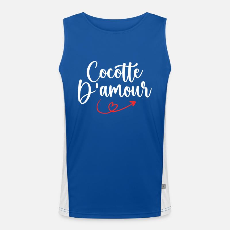 Cocotte D'amour Débardeur respirant contrasté Homme 