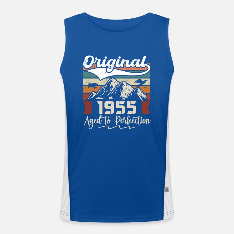 1955 - Gift born in 1955 Men's Functional Contrast Tank Top 