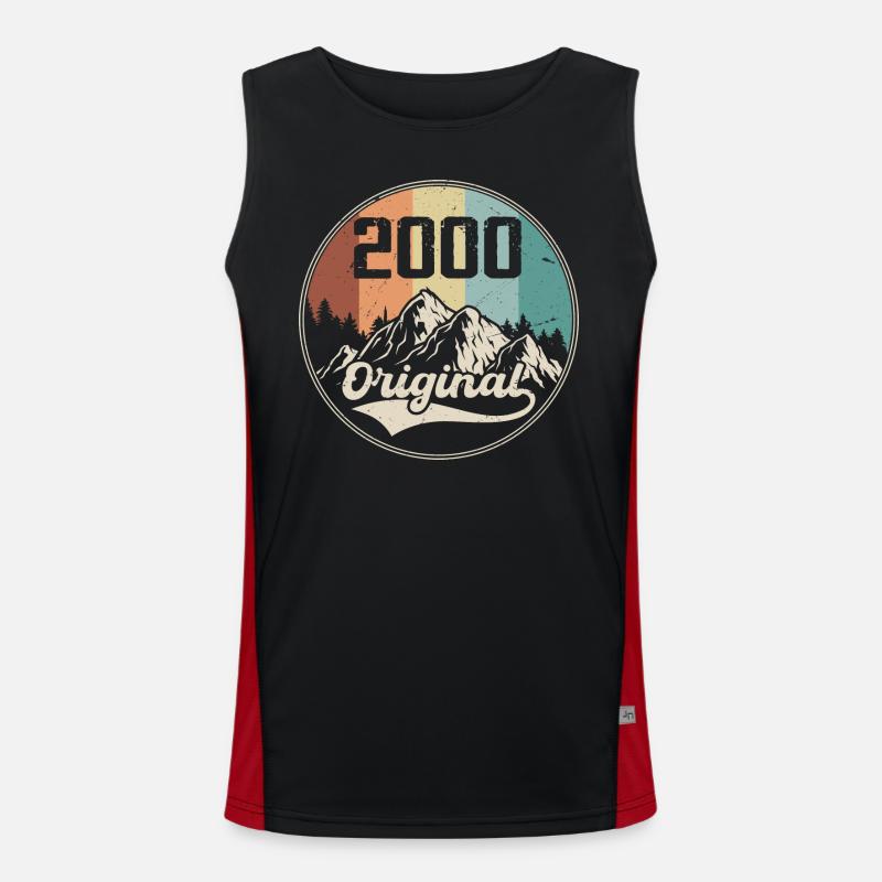Original 2000 Geburtstagsgeschenk - 2000 Funktionelles Kontrast-Tank Top für Männer 