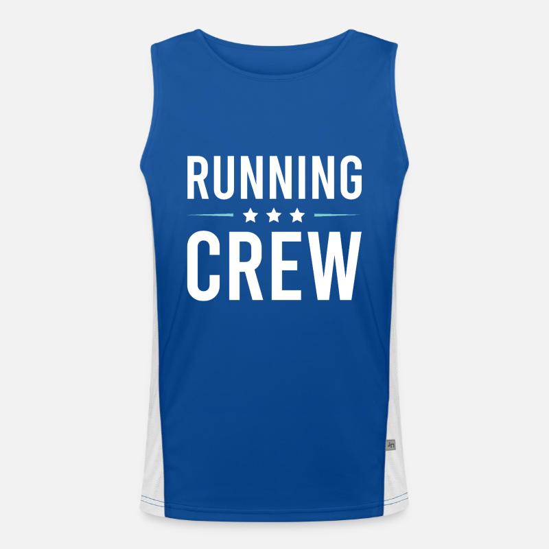 Équipe de course Débardeur respirant contrasté Homme 