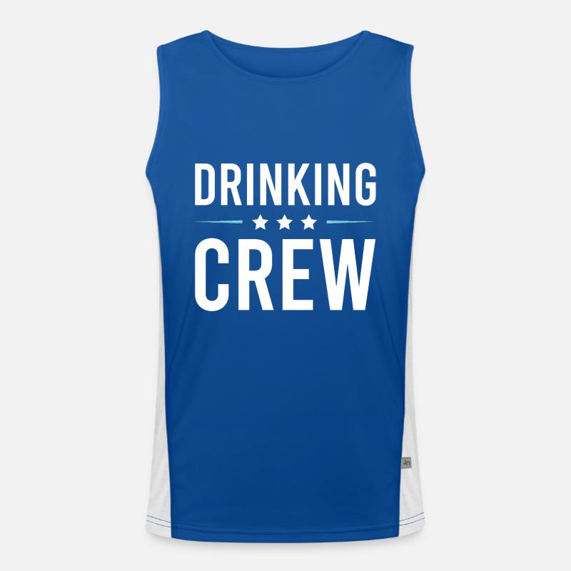 Drinking Crew Men's Functional Contrast Tank Top 