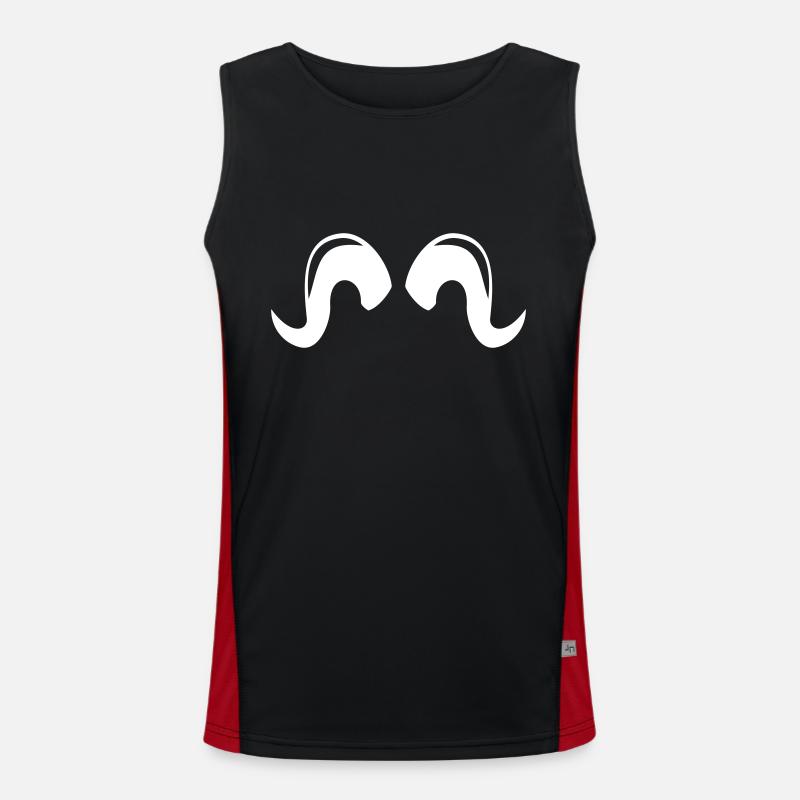 cornes Débardeur respirant contrasté Homme 