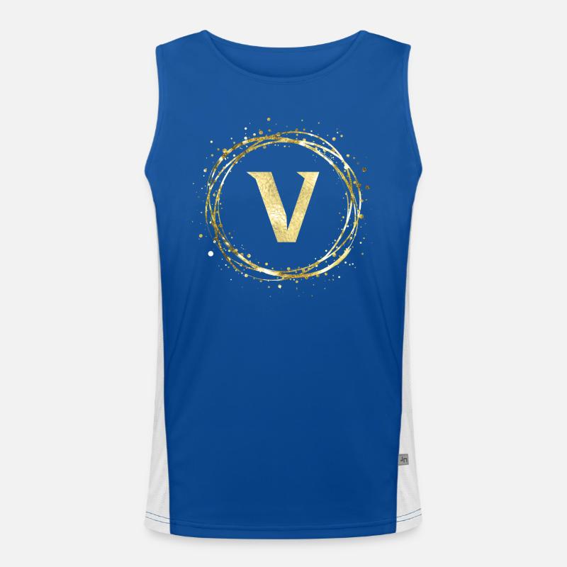 V Men's Functional Contrast Tank Top 
