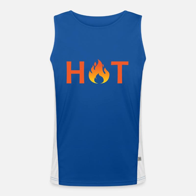 HOT design Funktionelles Kontrast-Tank Top für Männer 