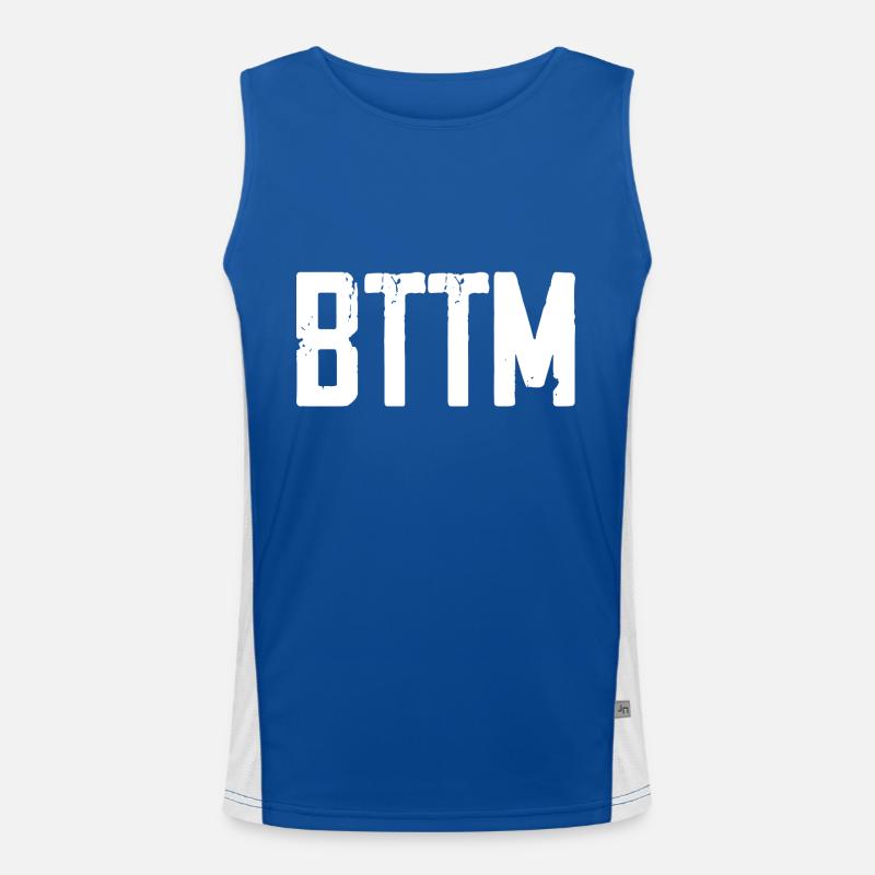 BTTM - Bottom Funktionelles Kontrast-Tank Top für Männer 