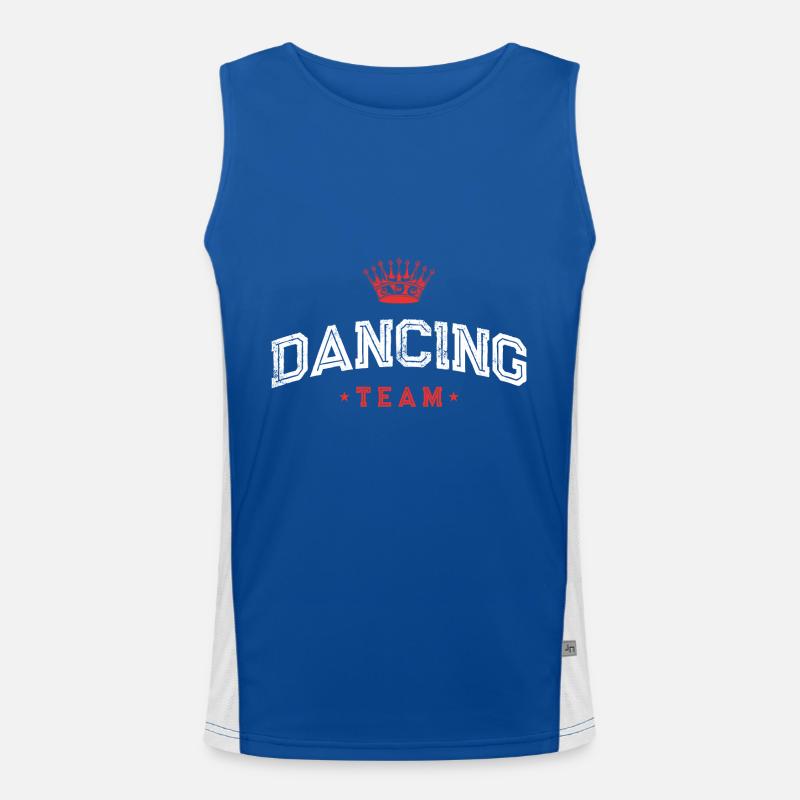 Dancing Team Men's Functional Contrast Tank Top 