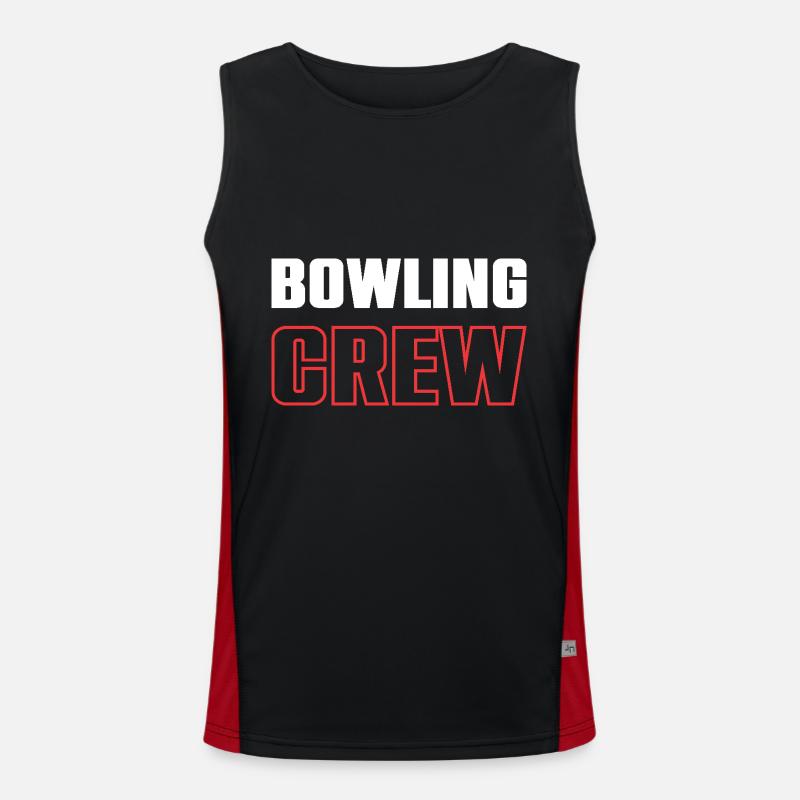 Équipe de bowling Débardeur respirant contrasté Homme 