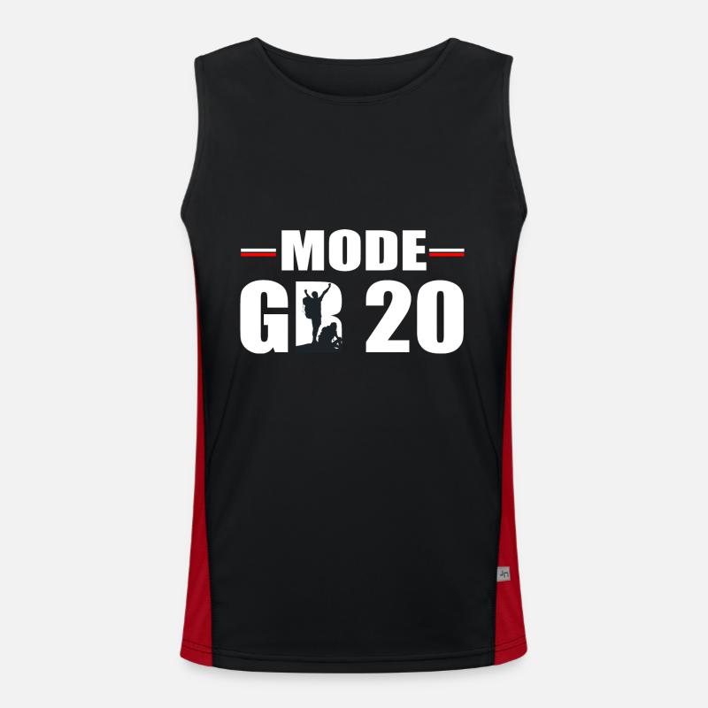 Randonee Mode GR 20 corse randonnée Débardeur respirant contrasté Homme 