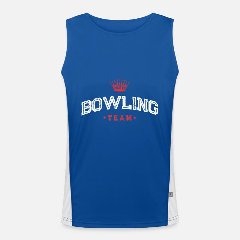 Équipe de bowling Débardeur respirant contrasté Homme 