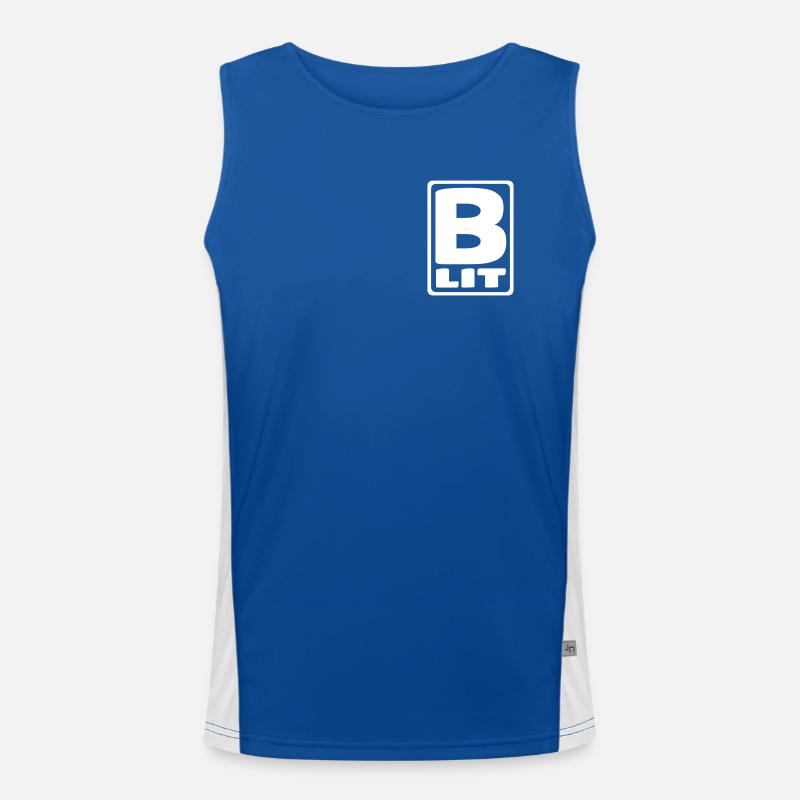 B LIT Funktionelles Kontrast-Tank Top für Männer 