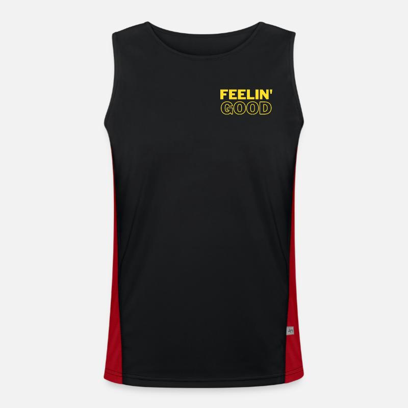 FEELIN' GOOD Funktionelles Kontrast-Tank Top für Männer 