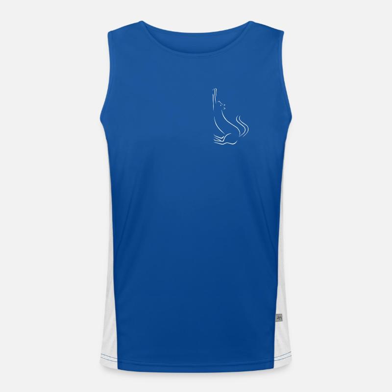 Cat Men's Functional Contrast Tank Top 