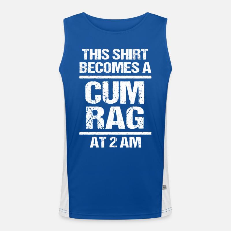 Perverse jokes Men's Functional Contrast Tank Top 