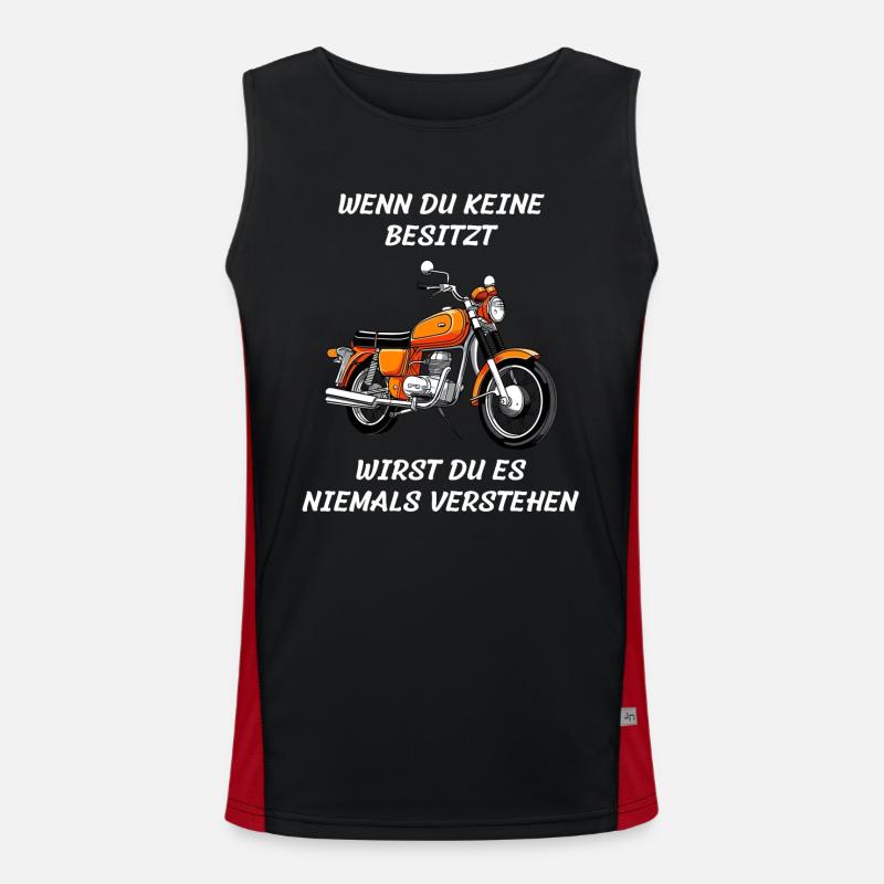 lustiger Spruch Simson Funktionelles Kontrast-Tank Top für Männer 