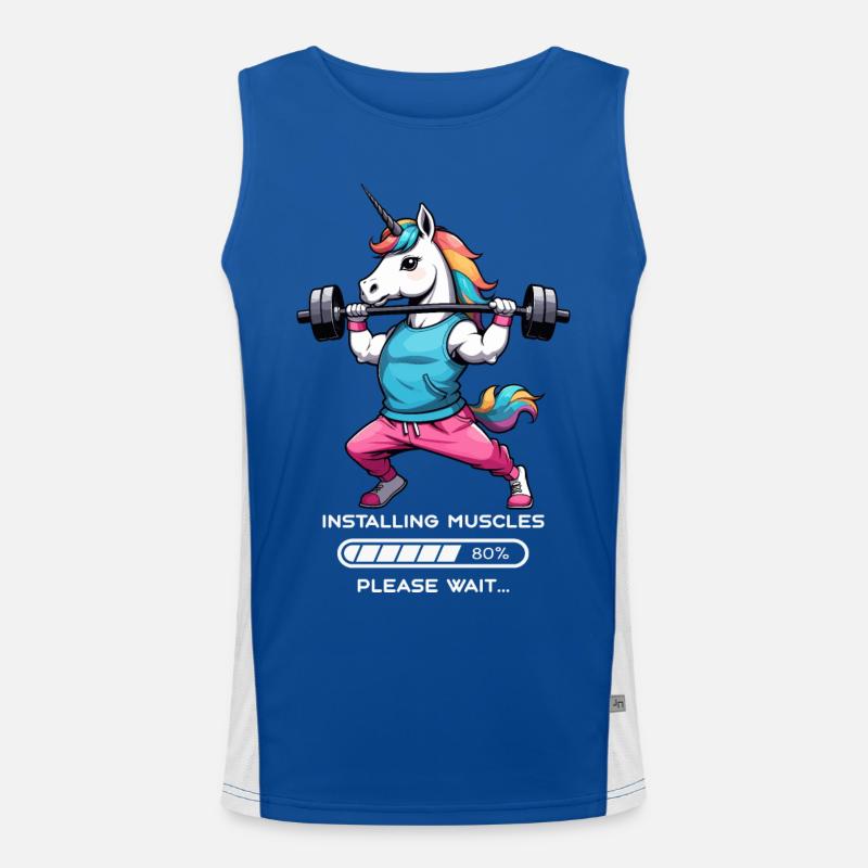 Licorne bodybuilder Débardeur respirant contrasté Homme 