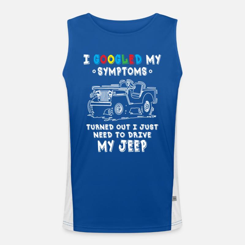 Il s’est avéré que j’avais juste besoin de conduire mes Jeeps Débardeur respirant contrasté Homme 